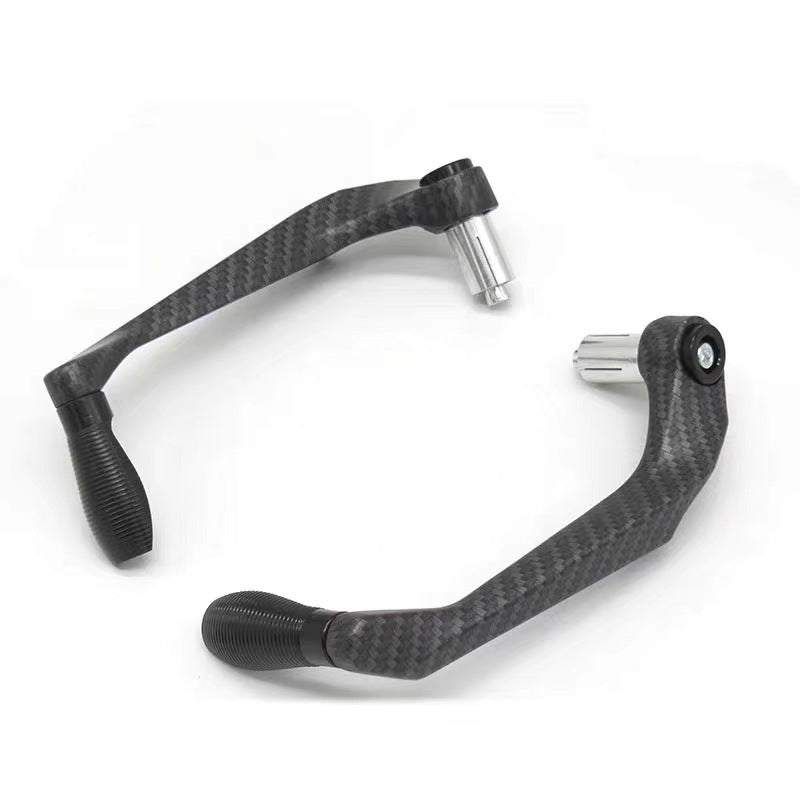 Protège-Levier Moto Universel – Frein & Embrayage | Noir & Carbone