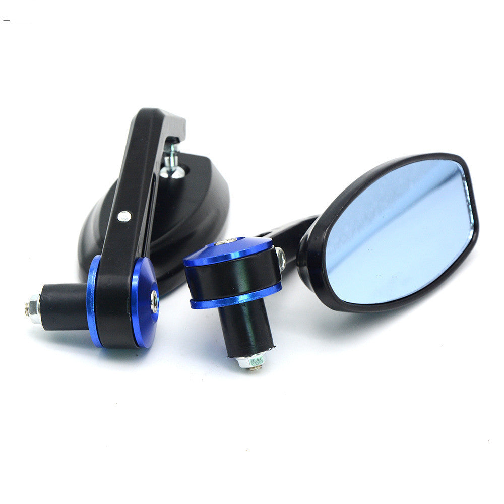 Rétroviseur Moto Universel Bout de Guidon – Style Sport | Orientation Bas | Plusieurs Couleurs