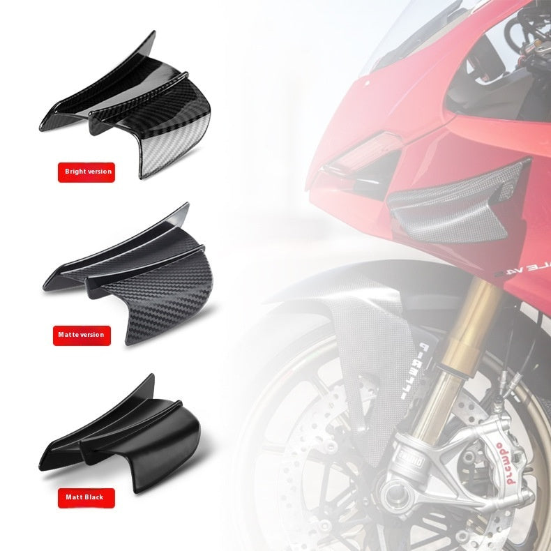 Ailerons Aérodynamiques Universels Moto – Style Carbone ou Noir
