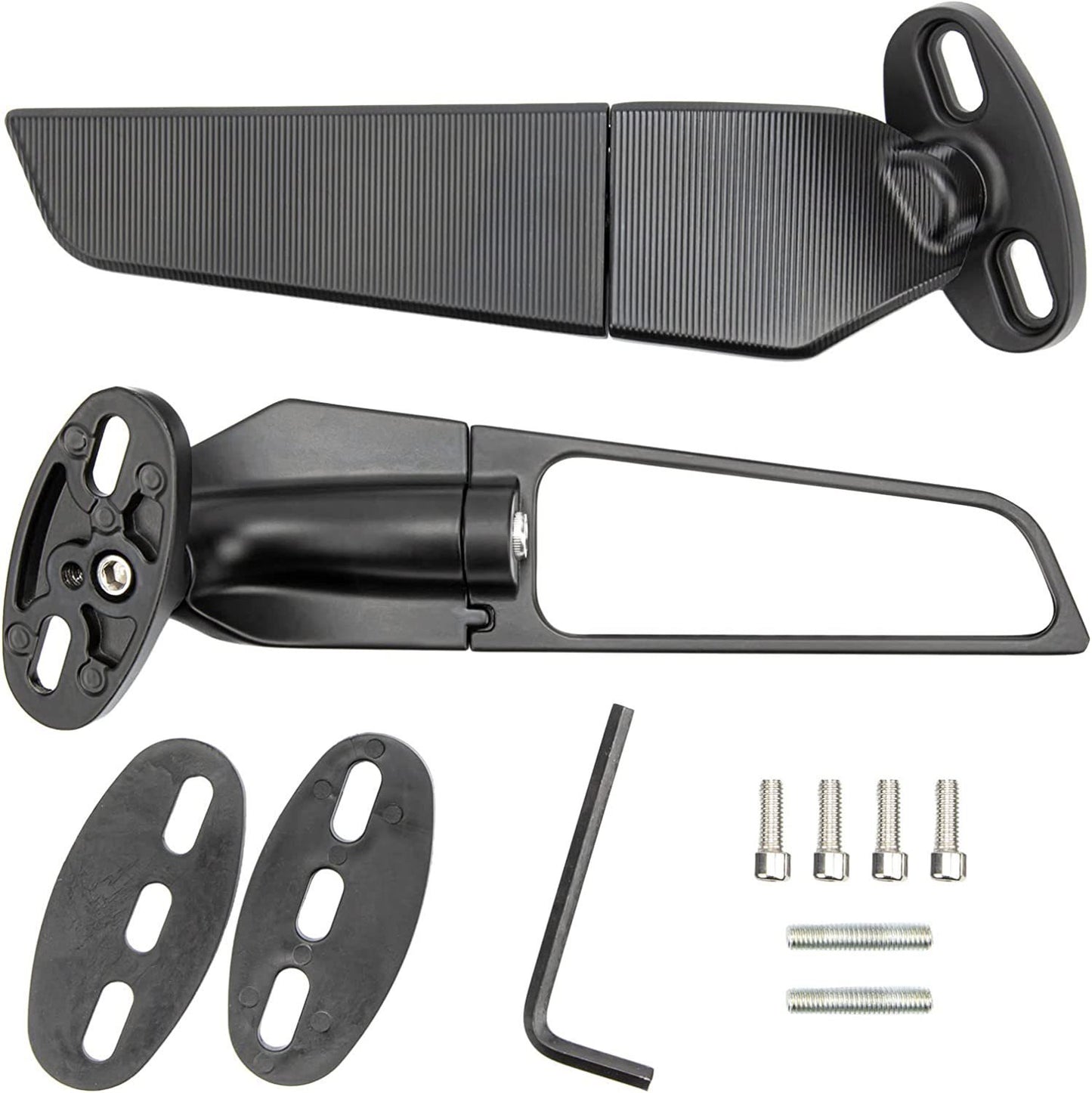 Rétroviseurs Moto Universels Style Rizoma – Aluminium CNC Haute Qualité | Design Sport & Premium