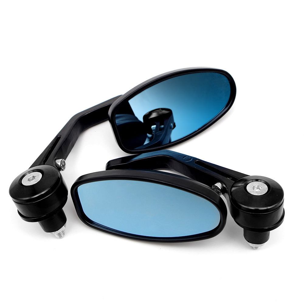 Rétroviseur Moto Universel Bout de Guidon – Style Sport | Orientation Bas | Plusieurs Couleurs