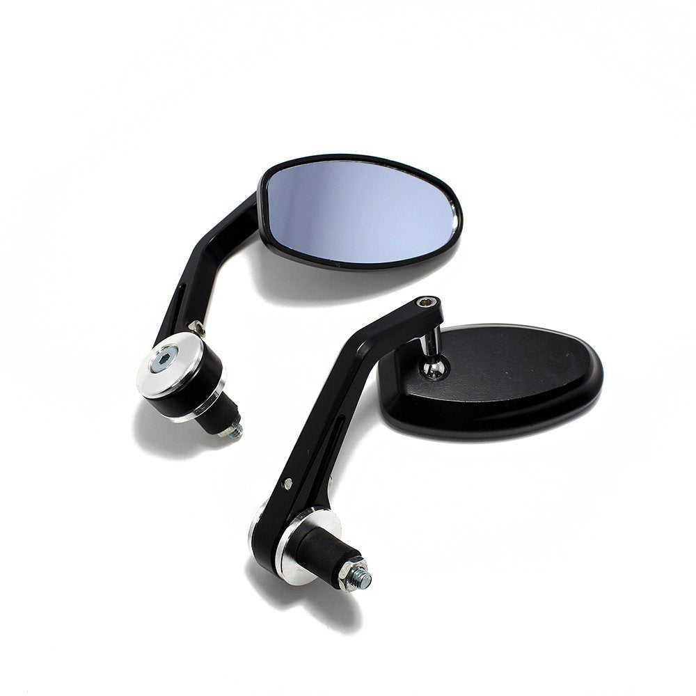 Rétroviseur Moto Universel Bout de Guidon – Style Sport | Orientation Bas | Plusieurs Couleurs